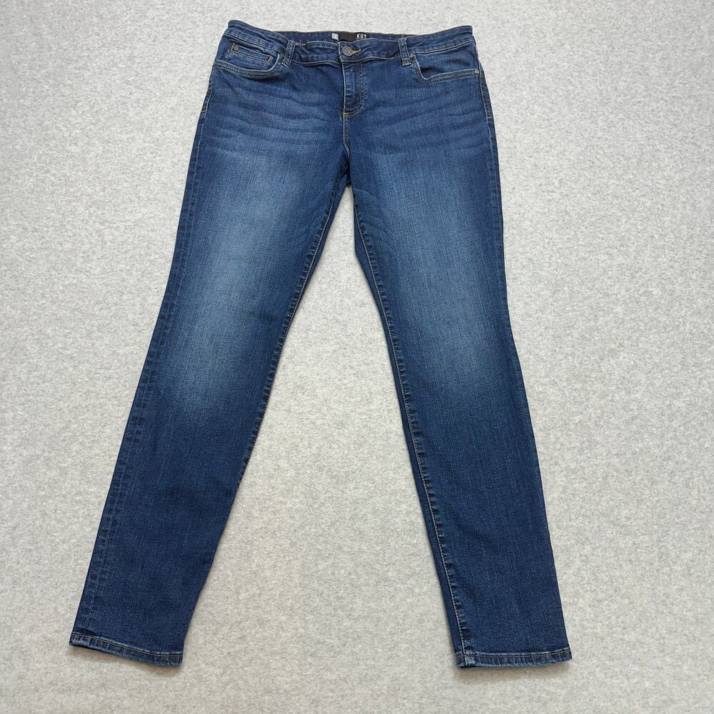 Kut From The Kloth Toothpick Skinny Jeans WMN 16 Blue Dark Wash KP164MH3SF Denim